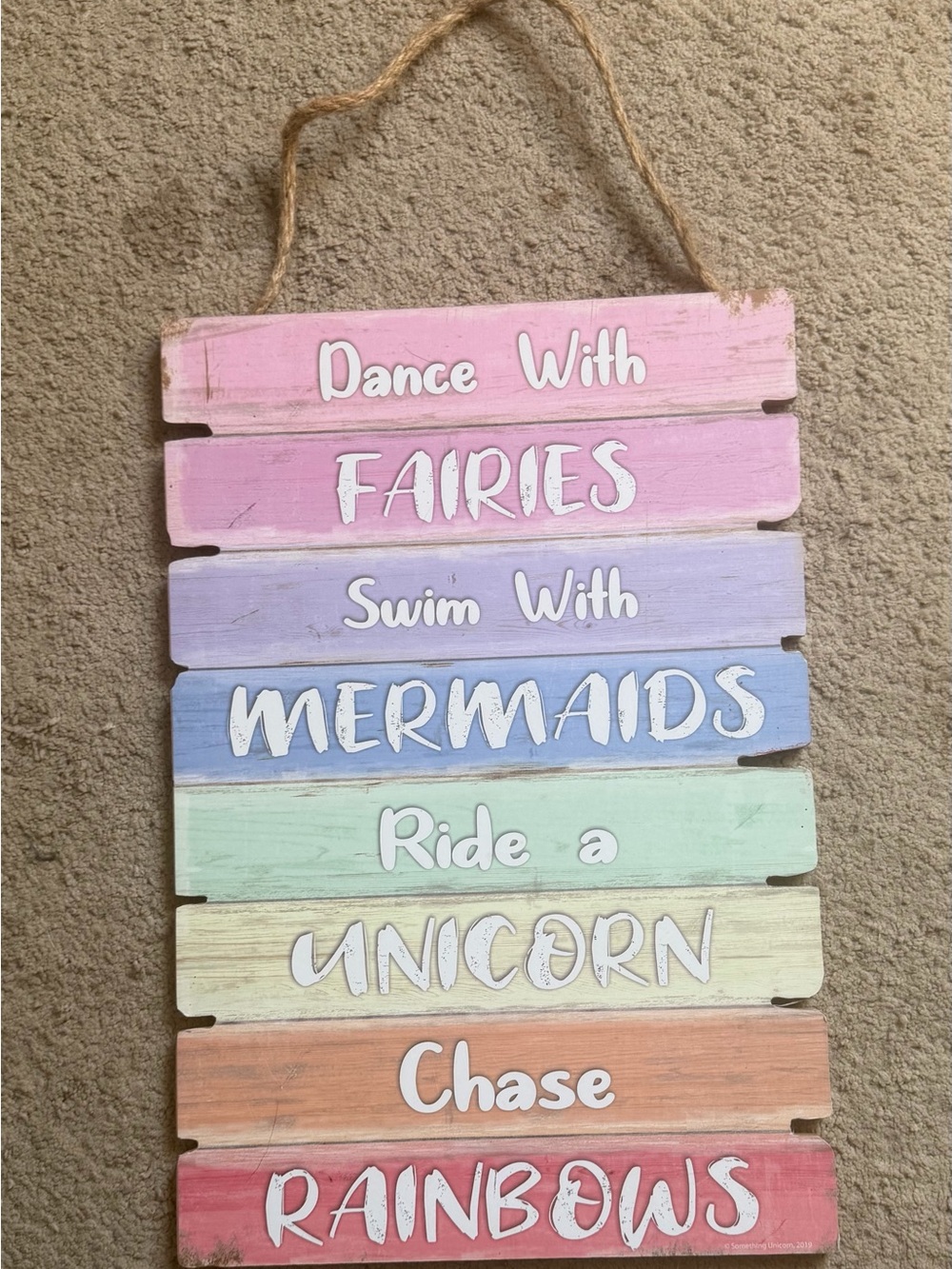 Little girls wall hanging